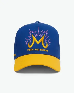 ℳ𝒶𝒿𝒾𝓃 Vegeta Hat / Royal Blue / Gold