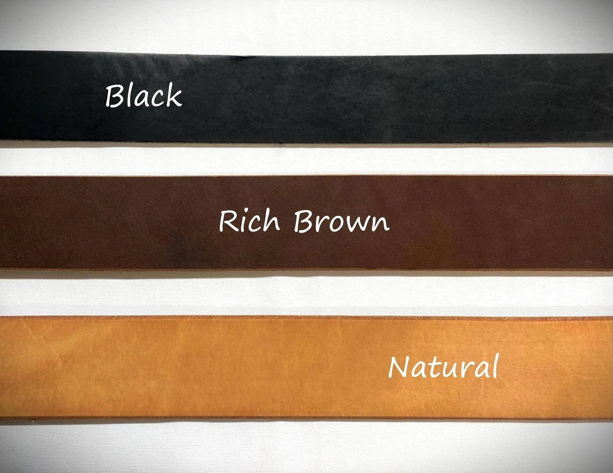 1-1/2" Wide Leather Belts