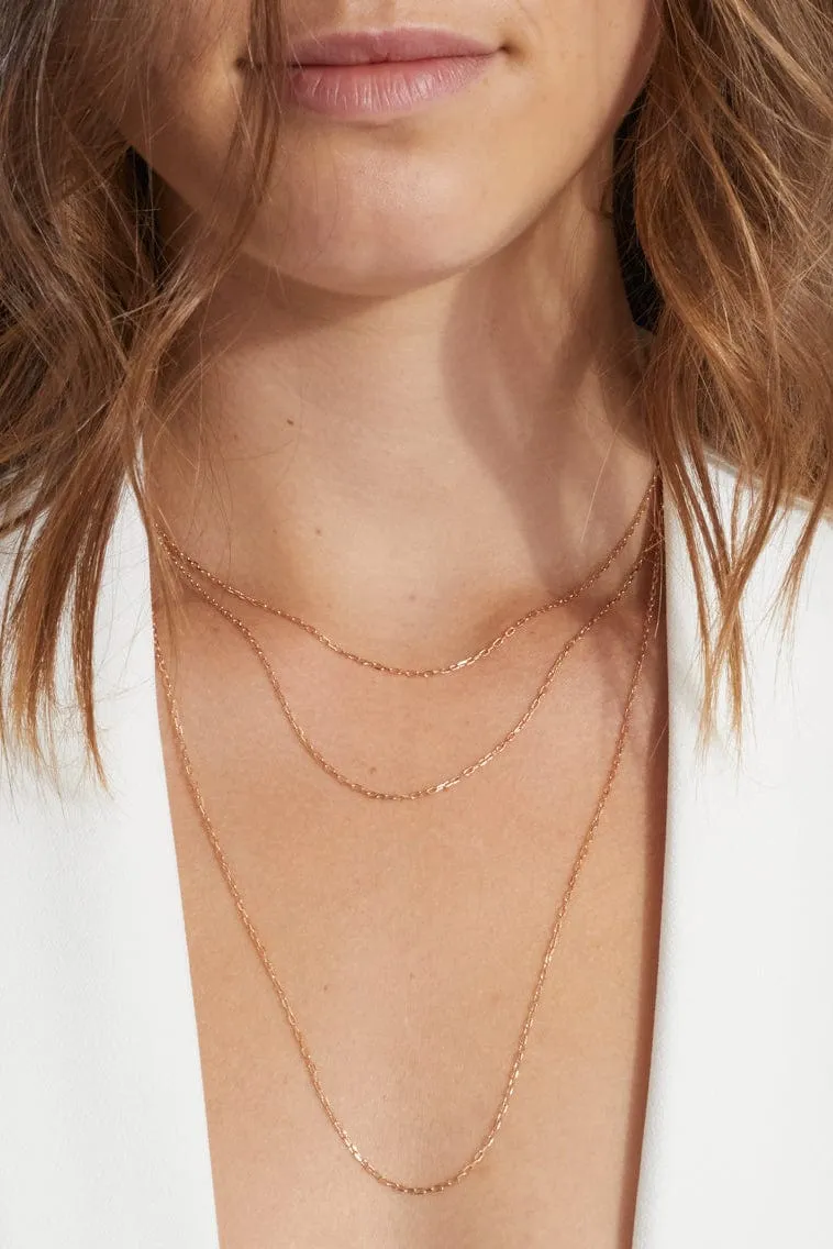 1.5mm Chain Link Necklace - 18"