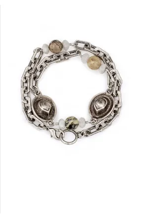 15" Silver Honfleur Chain Bracelet