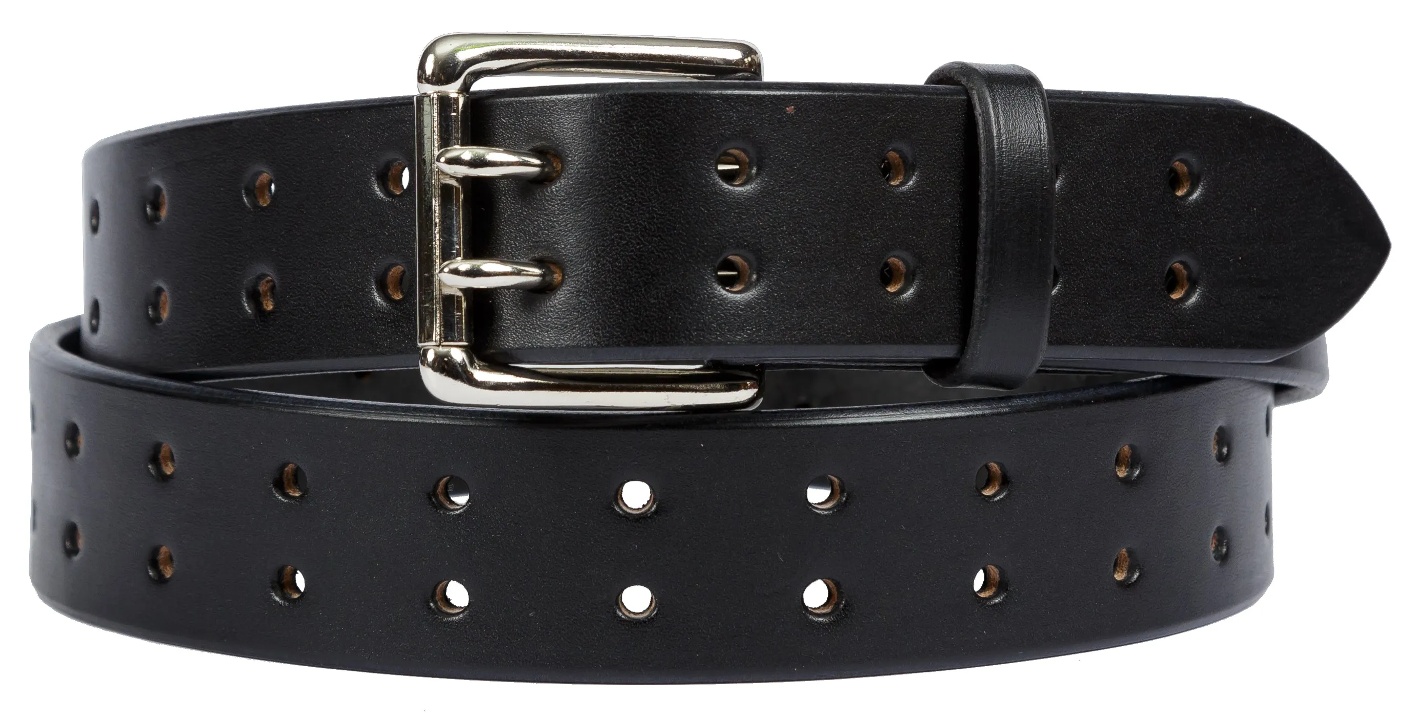1¾" DUAL PRONG DOUBLE HOLE BELT - Heavy Duty Amish Handmade USA