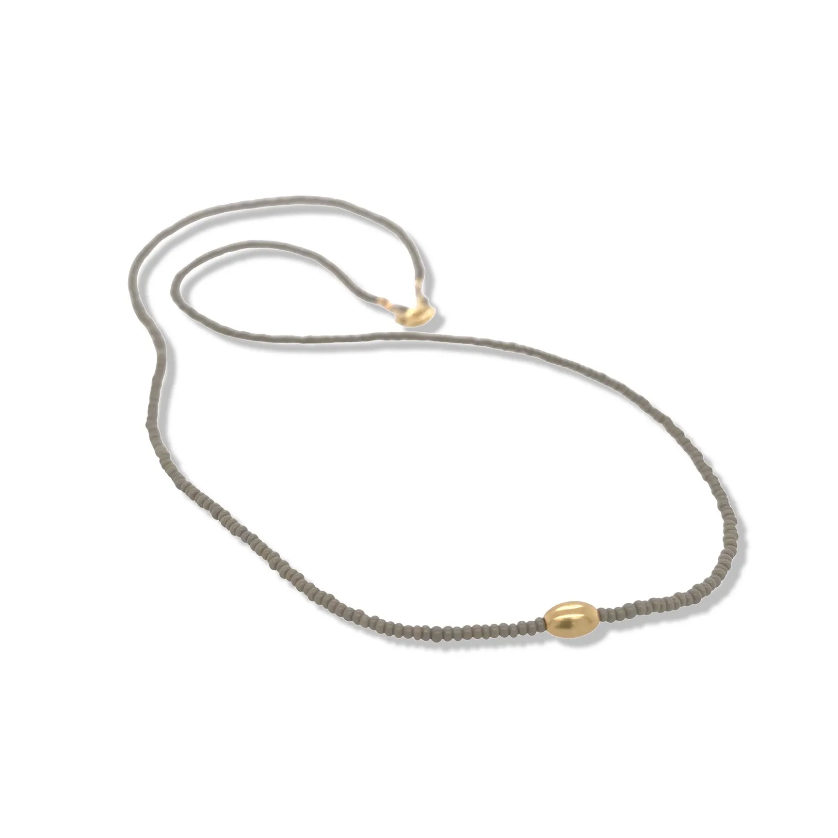 265NLGCC - Charcoal Beaded Choker