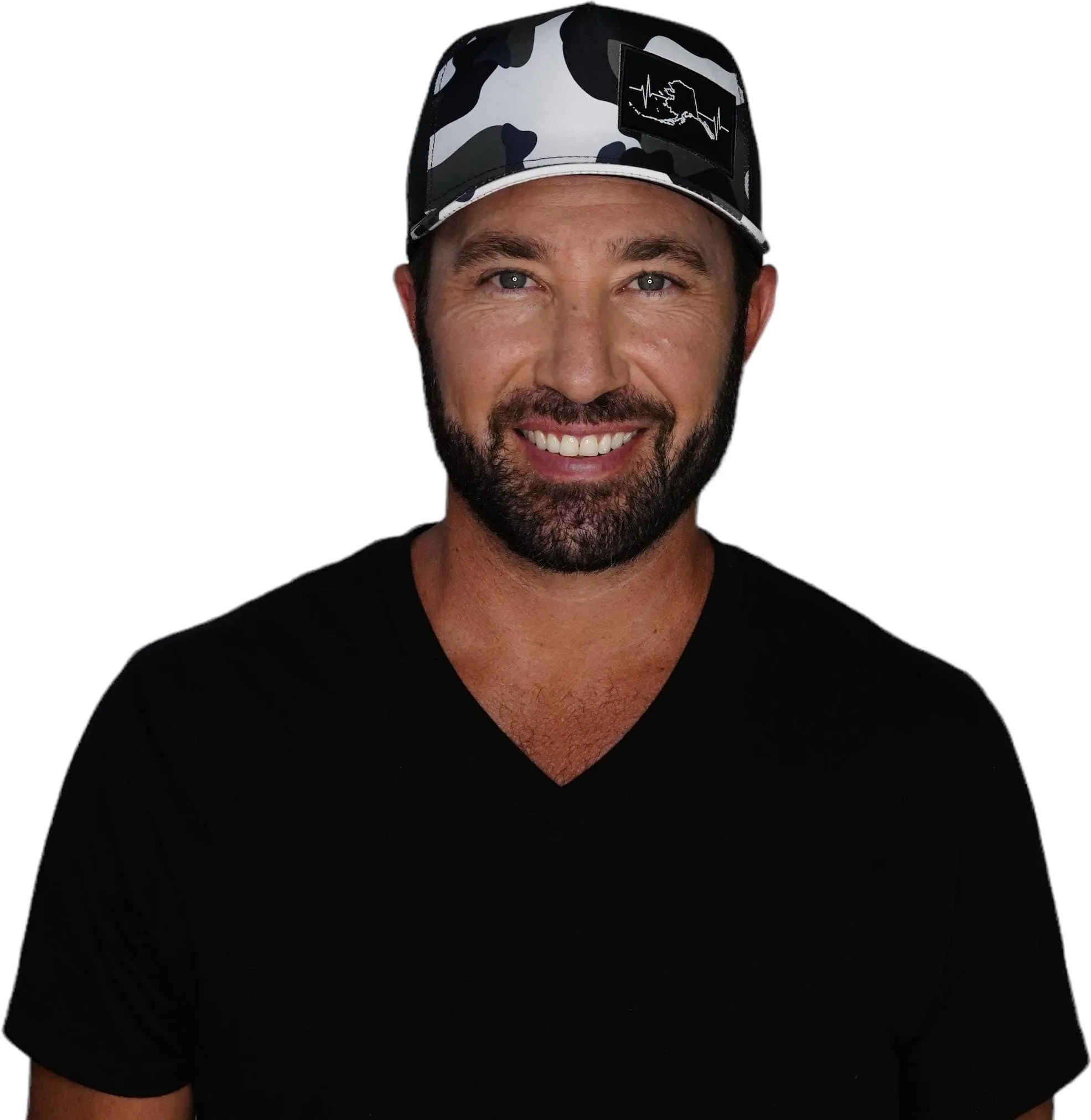 Alaska Hat | Trucker Hat | Camo - White - Blue - Gray - Black