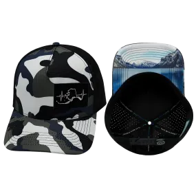 Alaska Hat | Trucker Hat | Camo - White - Blue - Gray - Black