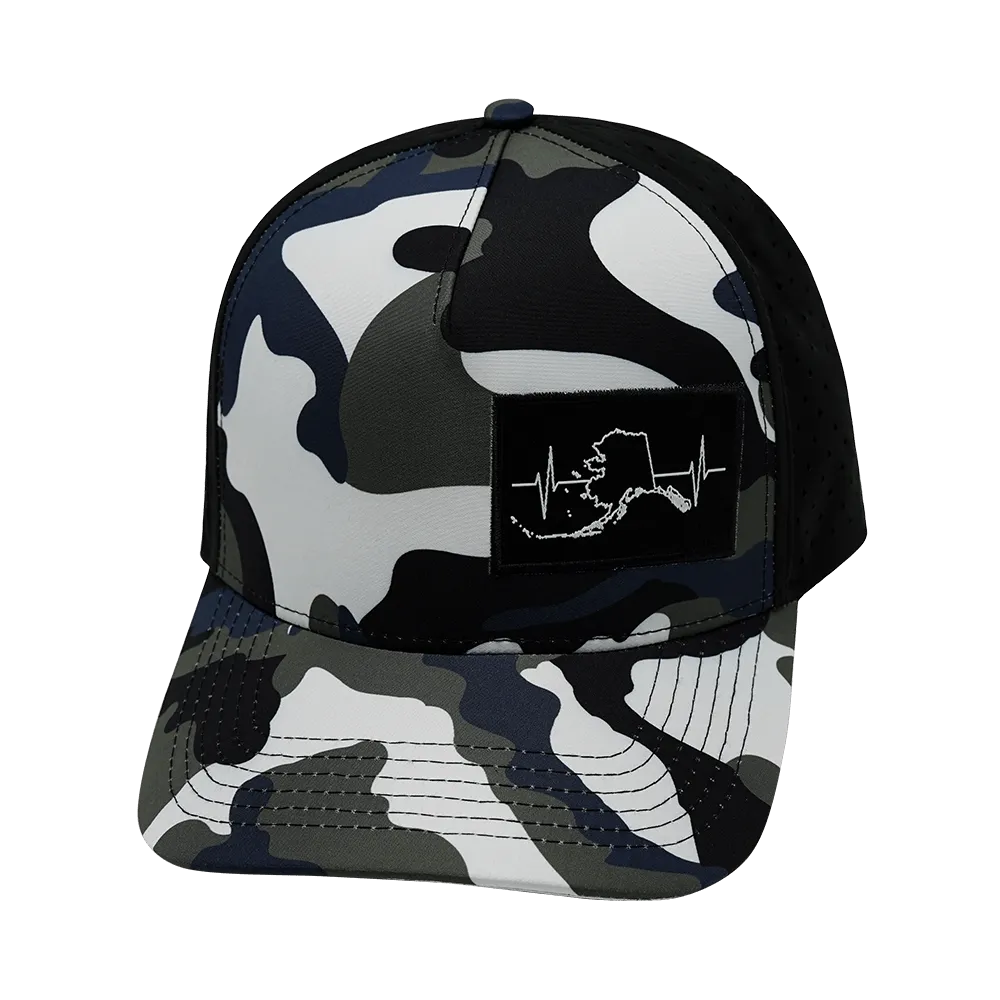 Alaska Hat | Trucker Hat | Camo - White - Blue - Gray - Black