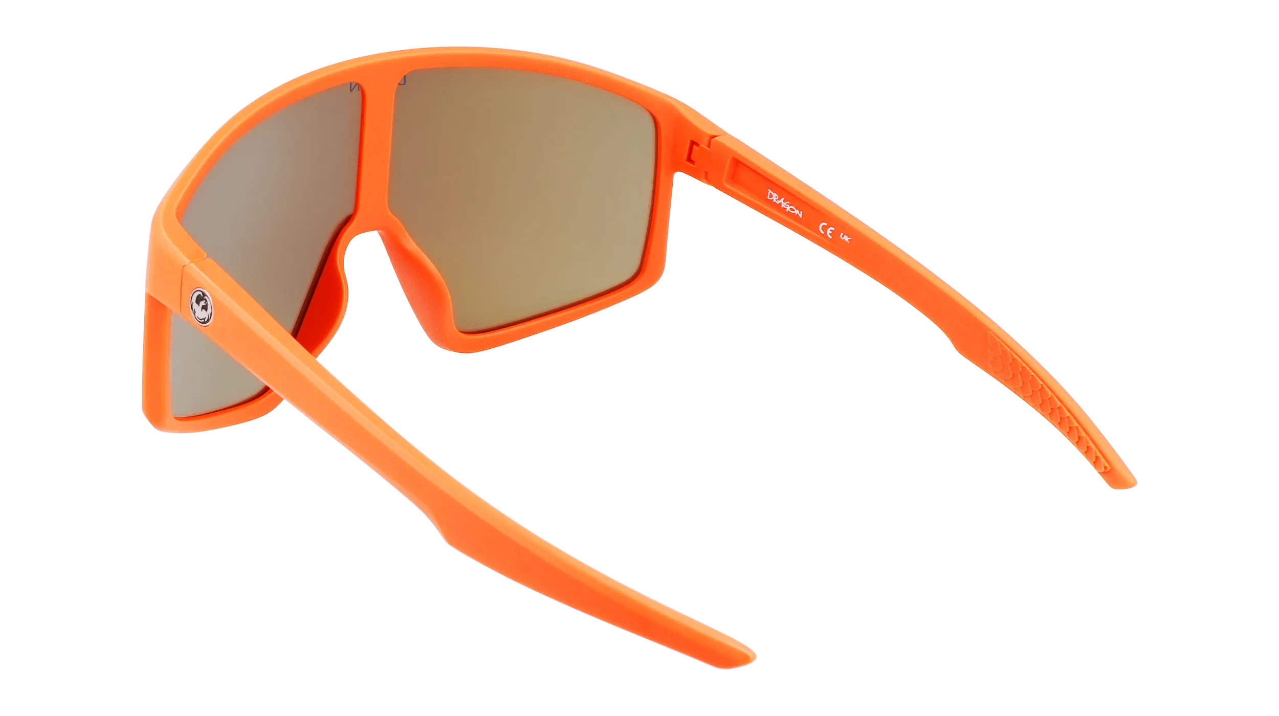 AMPED - Matte Flame with Lumalens Blue Ionized Lens