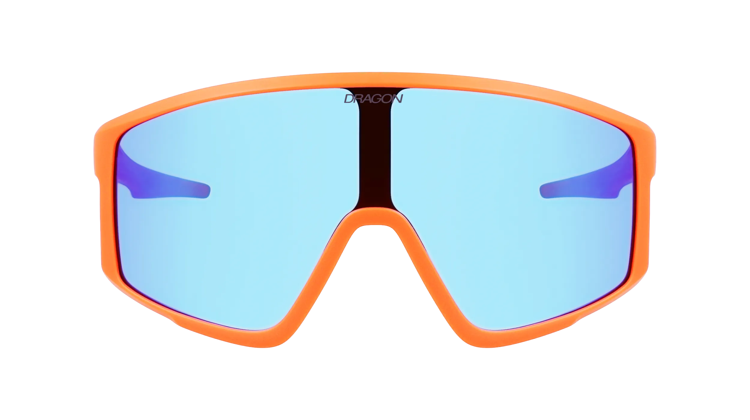 AMPED - Matte Flame with Lumalens Blue Ionized Lens