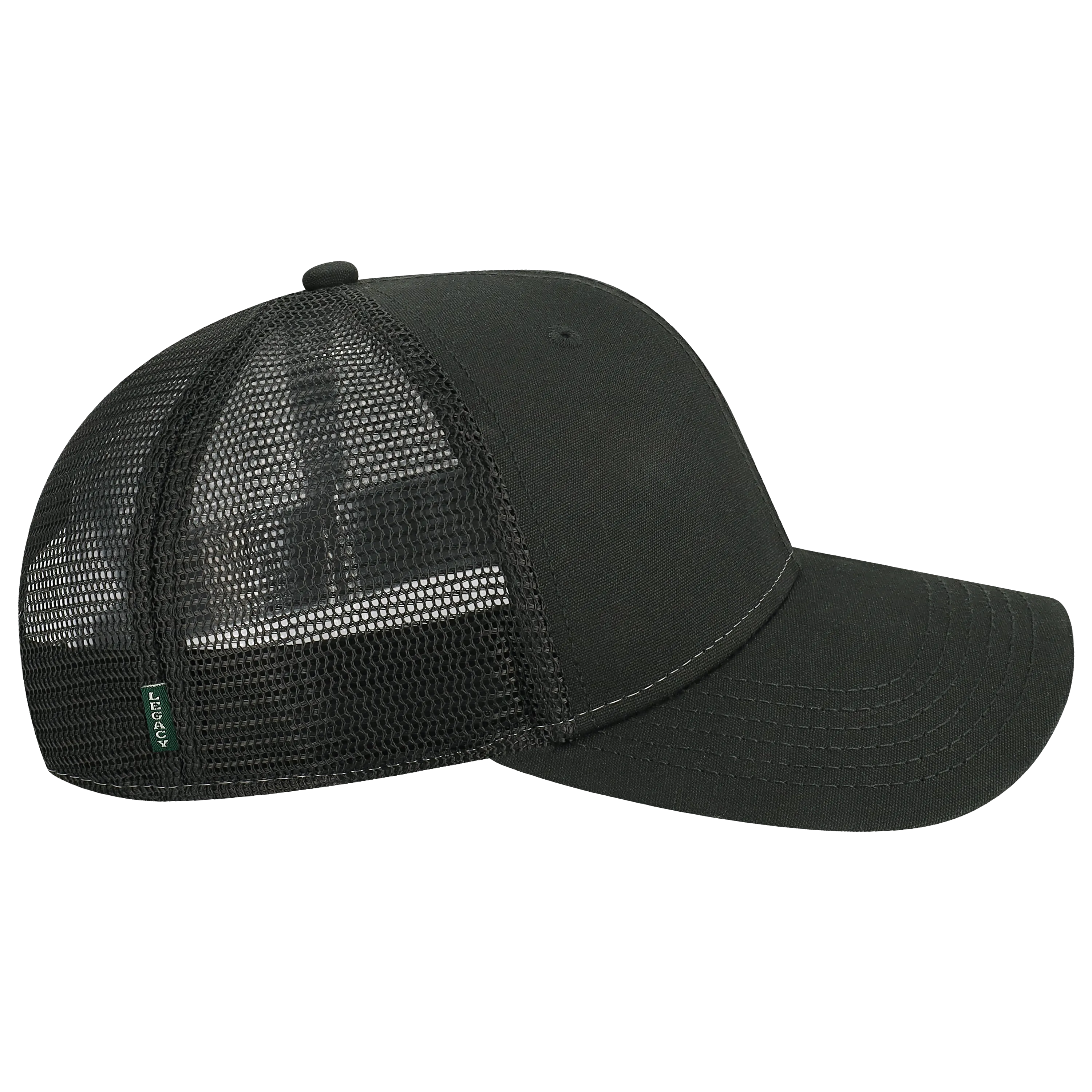 Army Black Knights Black Mid-Pro Snapback Adjustable Trucker Hat