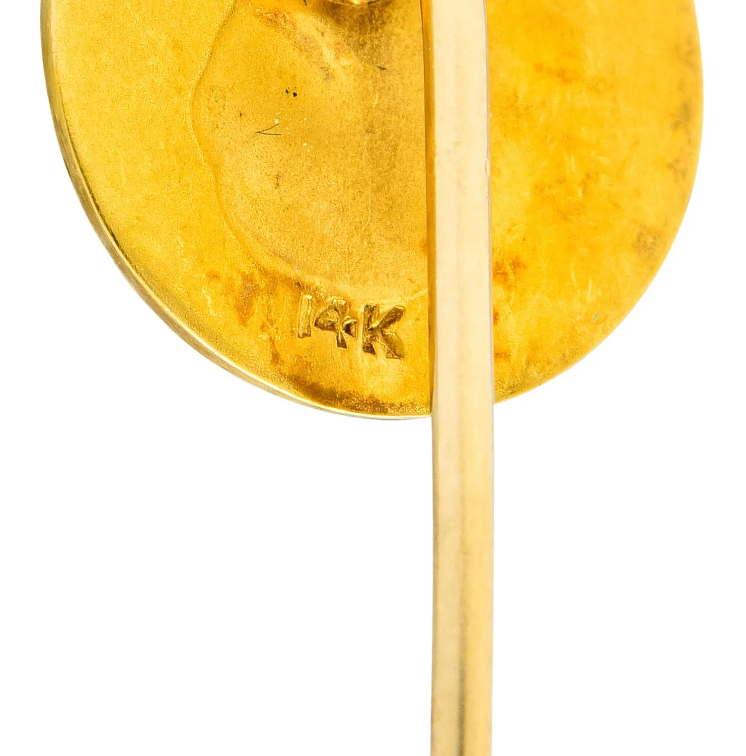 Art Nouveau 14 Karat Gold Viking Stickpin