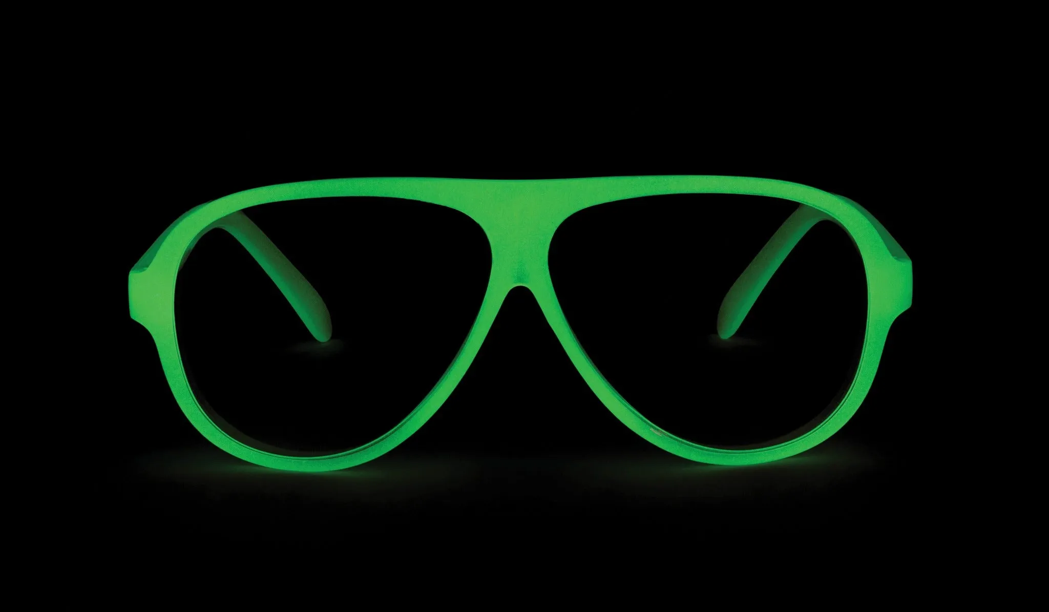 Aviator Tech Glasses in Glow in the Dark