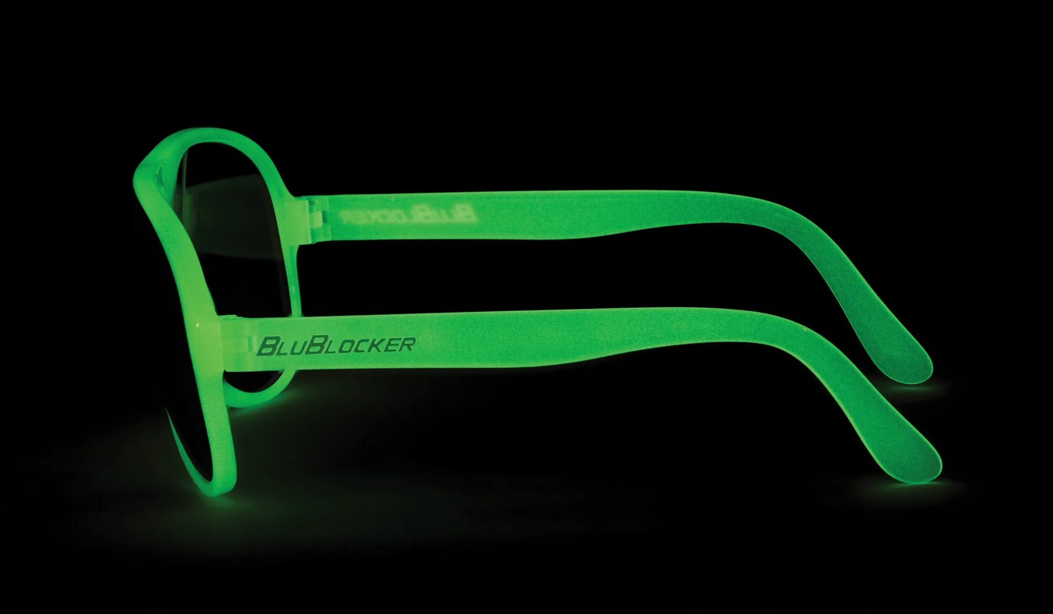 Aviator Tech Glasses in Glow in the Dark