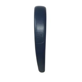 Bandeau Navy Classic Wide Headband(Slightly Padded) Embossed Leather (FINAL SALE)