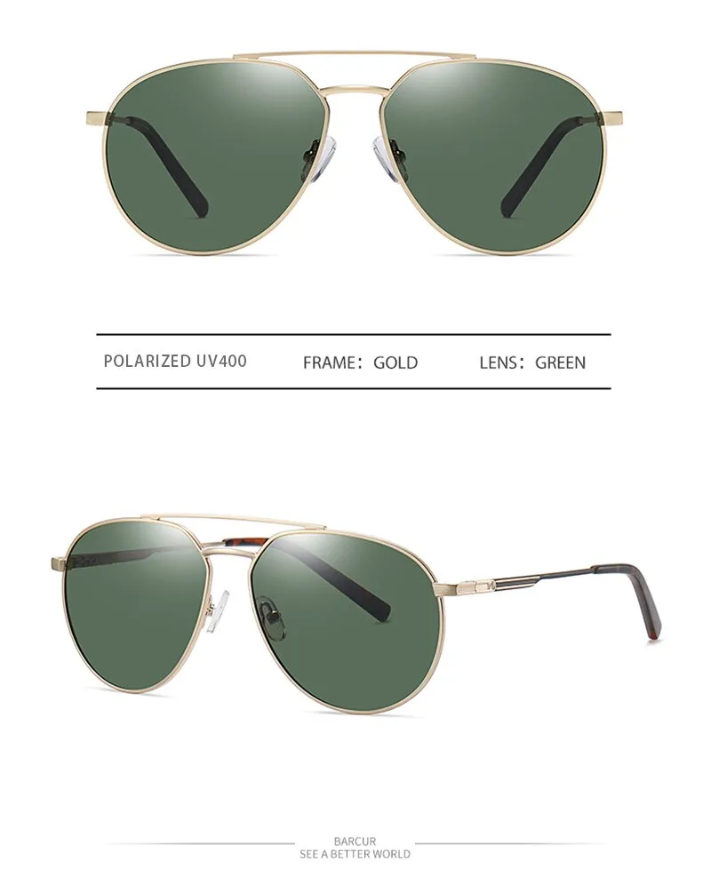 BARCUR Stylish Men Sunglasses Polarized Shades 8374