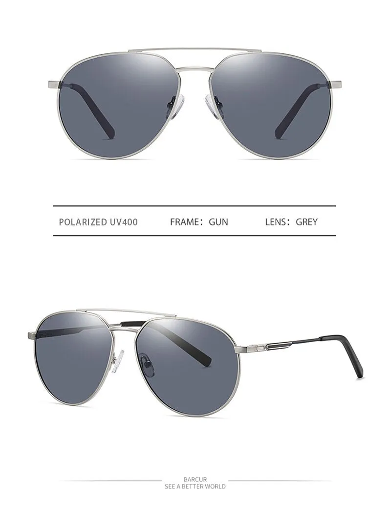 BARCUR Stylish Men Sunglasses Polarized Shades 8374