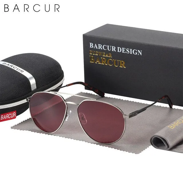 BARCUR Stylish Men Sunglasses Polarized Shades 8374