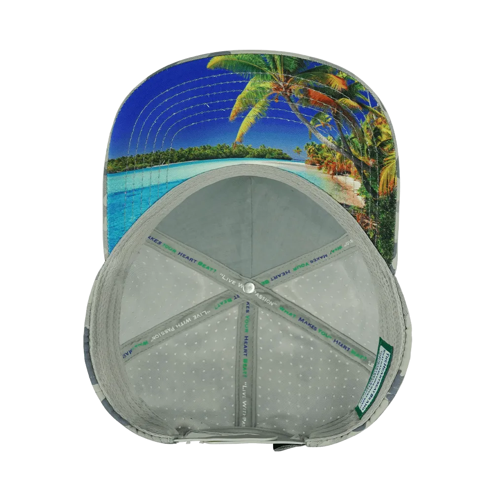 Beach Hat | Trucker Hat | Soft Gray Camo