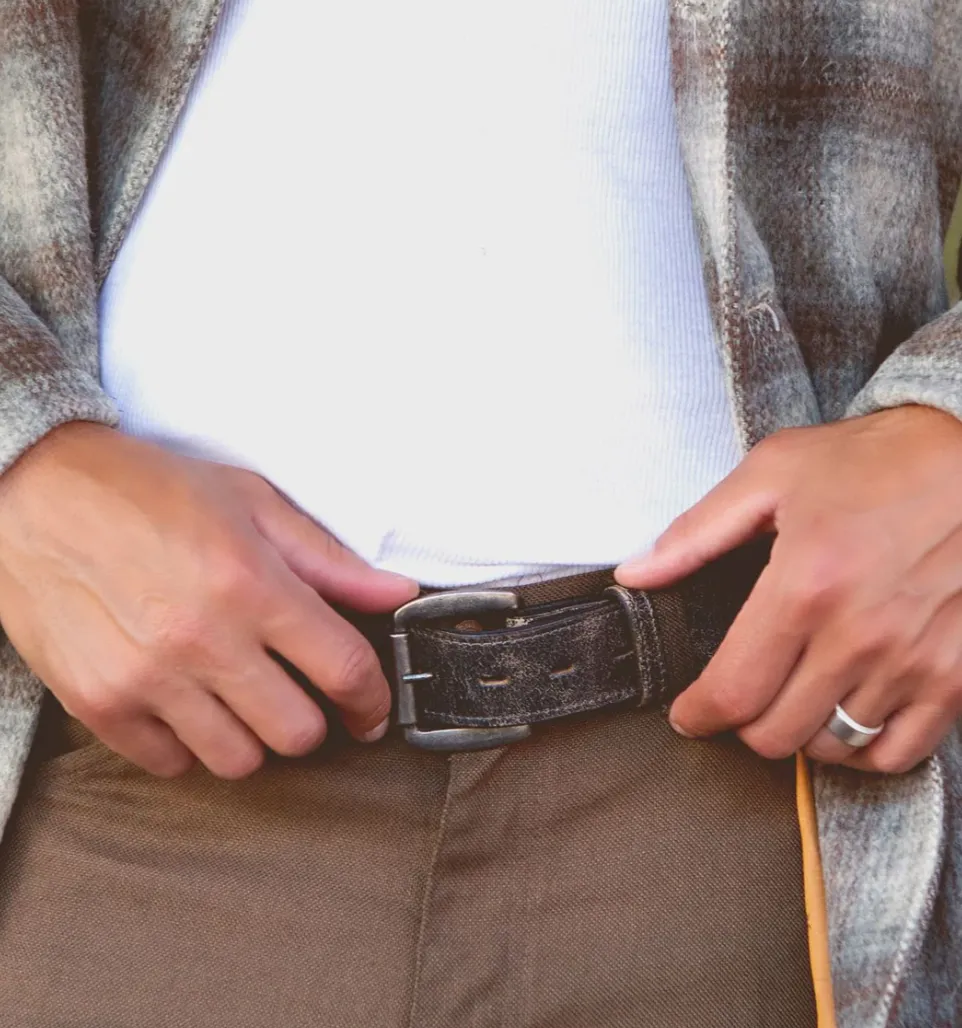 Bedstu Meander Unisex Leather Belt