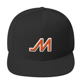 Bemeir Strong M Varsity Letter Snapback Hat