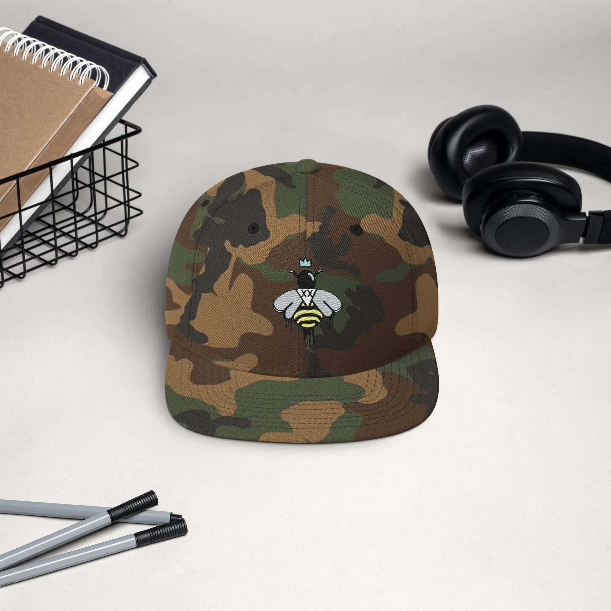 BIG Bee logo Snap Back