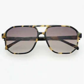Billie Unisex Aviator Sunglasses -  Tortoise