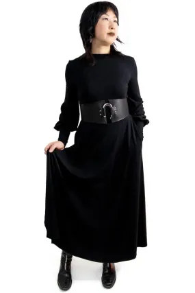 Bishop Sleeve Maxi Dress (Reversible)