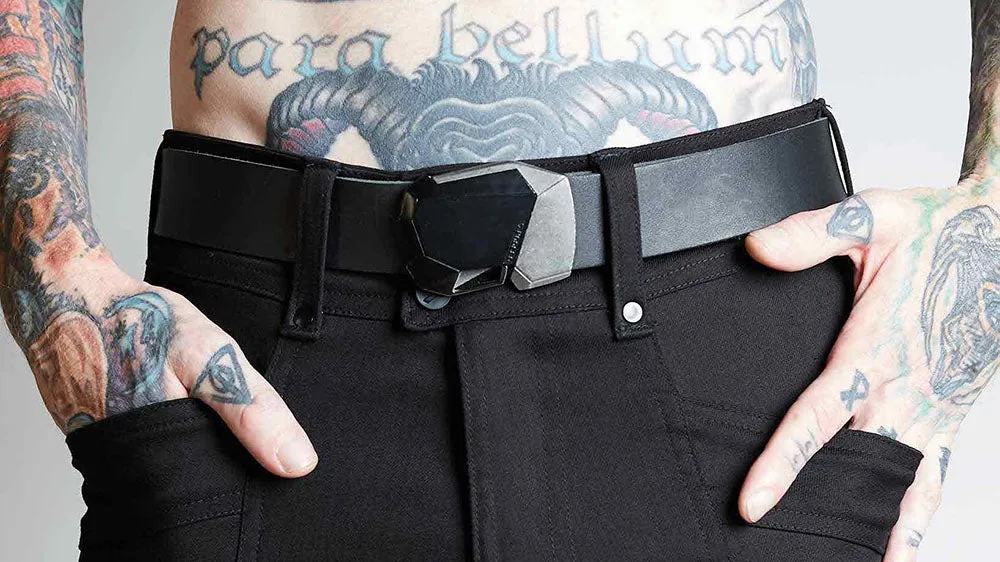 Black Ops Fractal 2.0 Buckle on Leather Belt