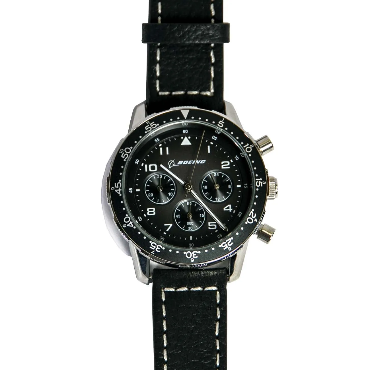 Boeing Black Leather Watch
