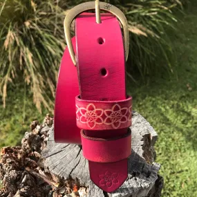 Boho Vintage Style 'Funki' Belt in Rose