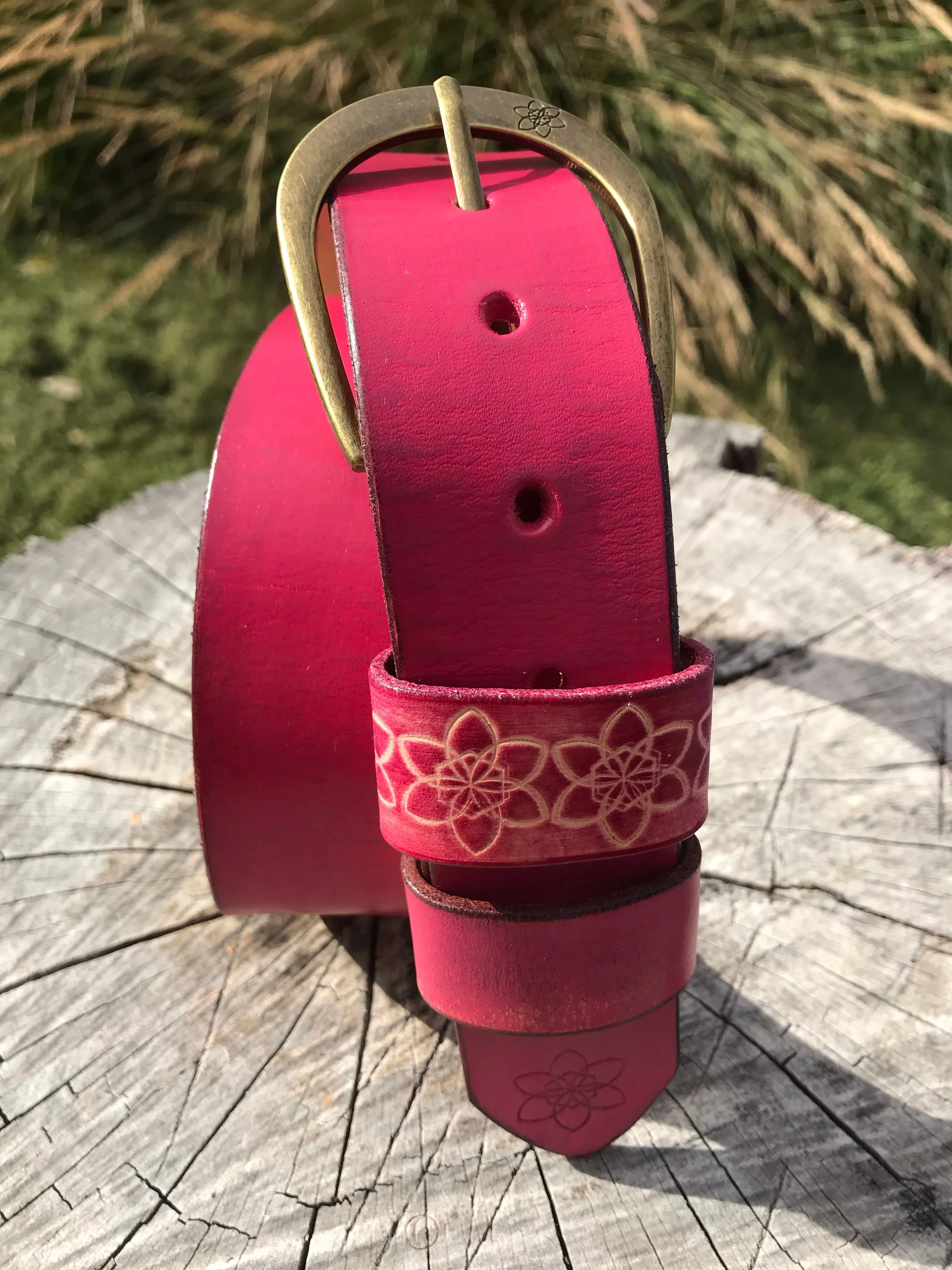 Boho Vintage Style 'Funki' Belt in Rose