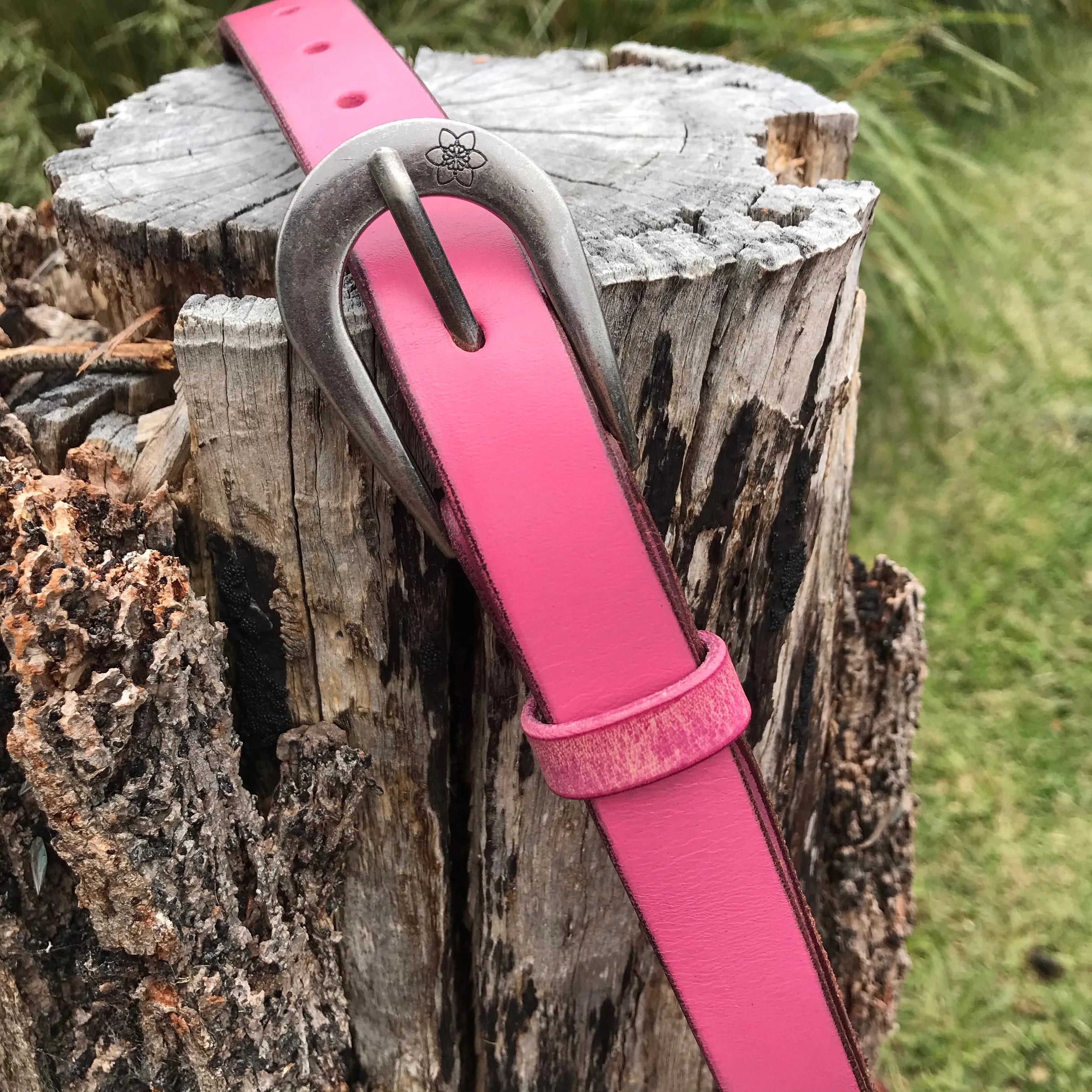 Boho Vintage Style 'Slinki' Belt in Blush