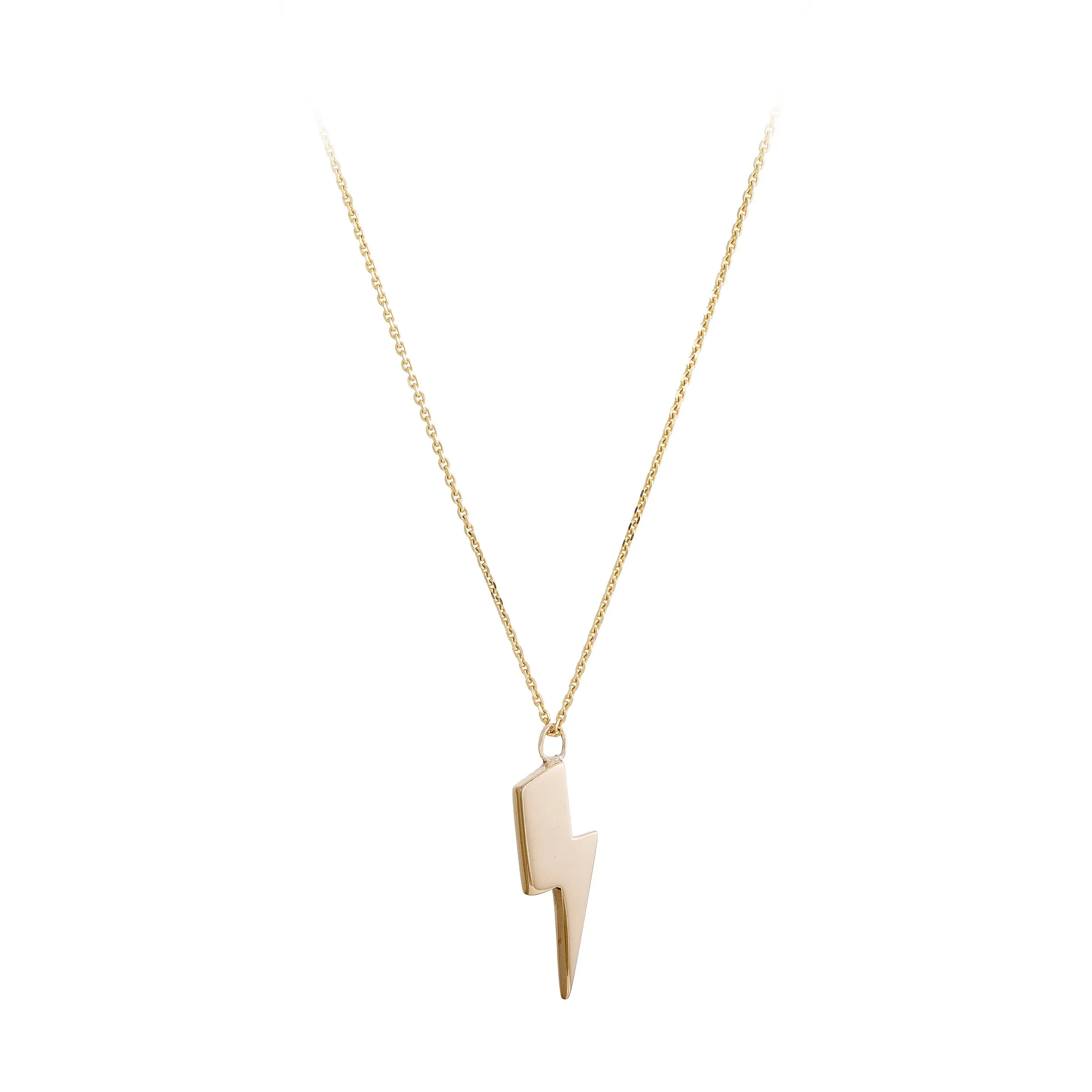 Bowie Lightning Bolt Pendant 9ct Gold (Yellow or Rose Gold)