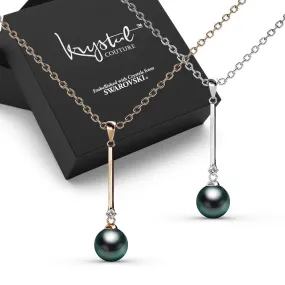 Boxed 2pc Necklace Set Embellished with SWAROVSKI® Crystals