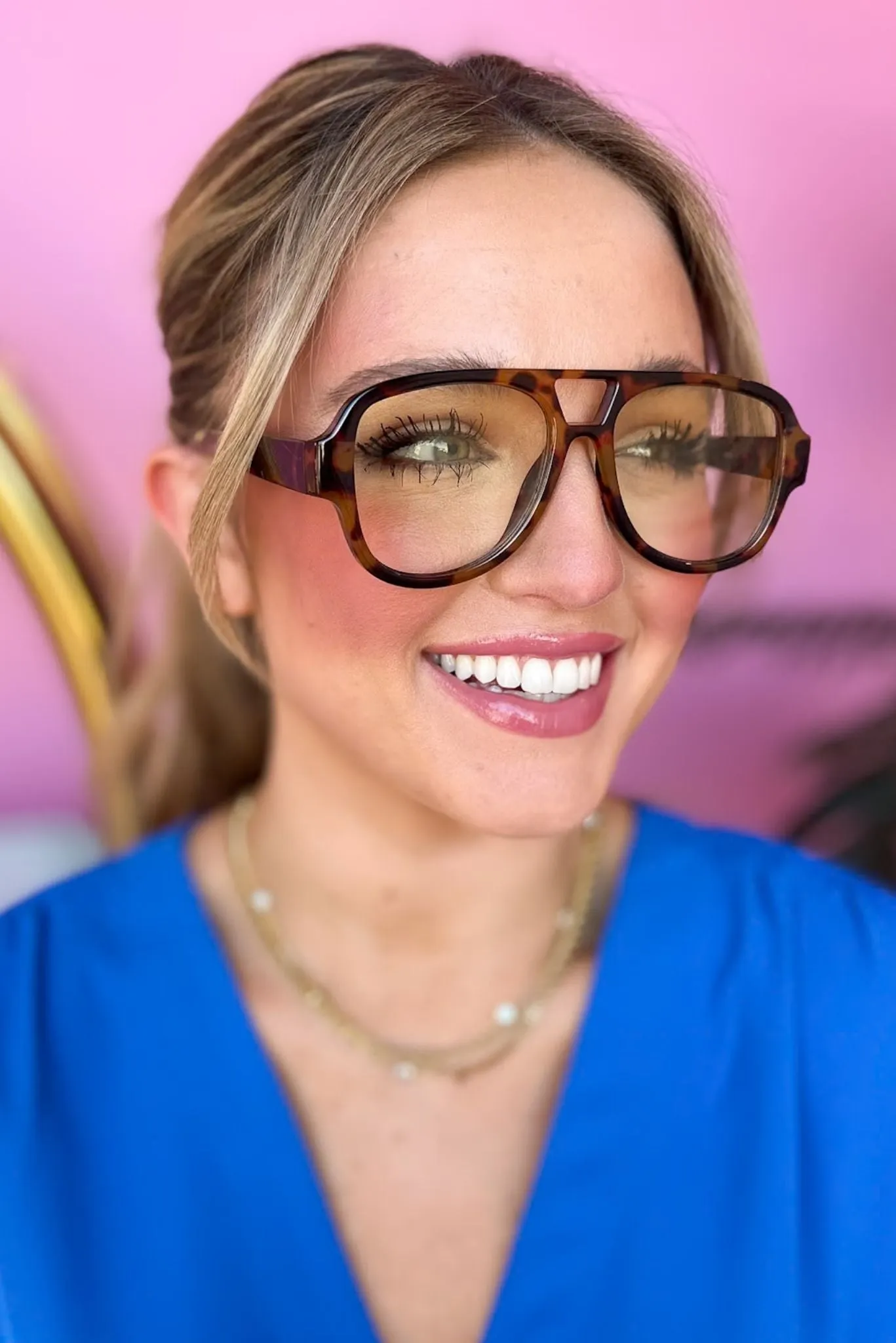 Brown Tortoise Aviator Sunglasses *FINAL SALE*