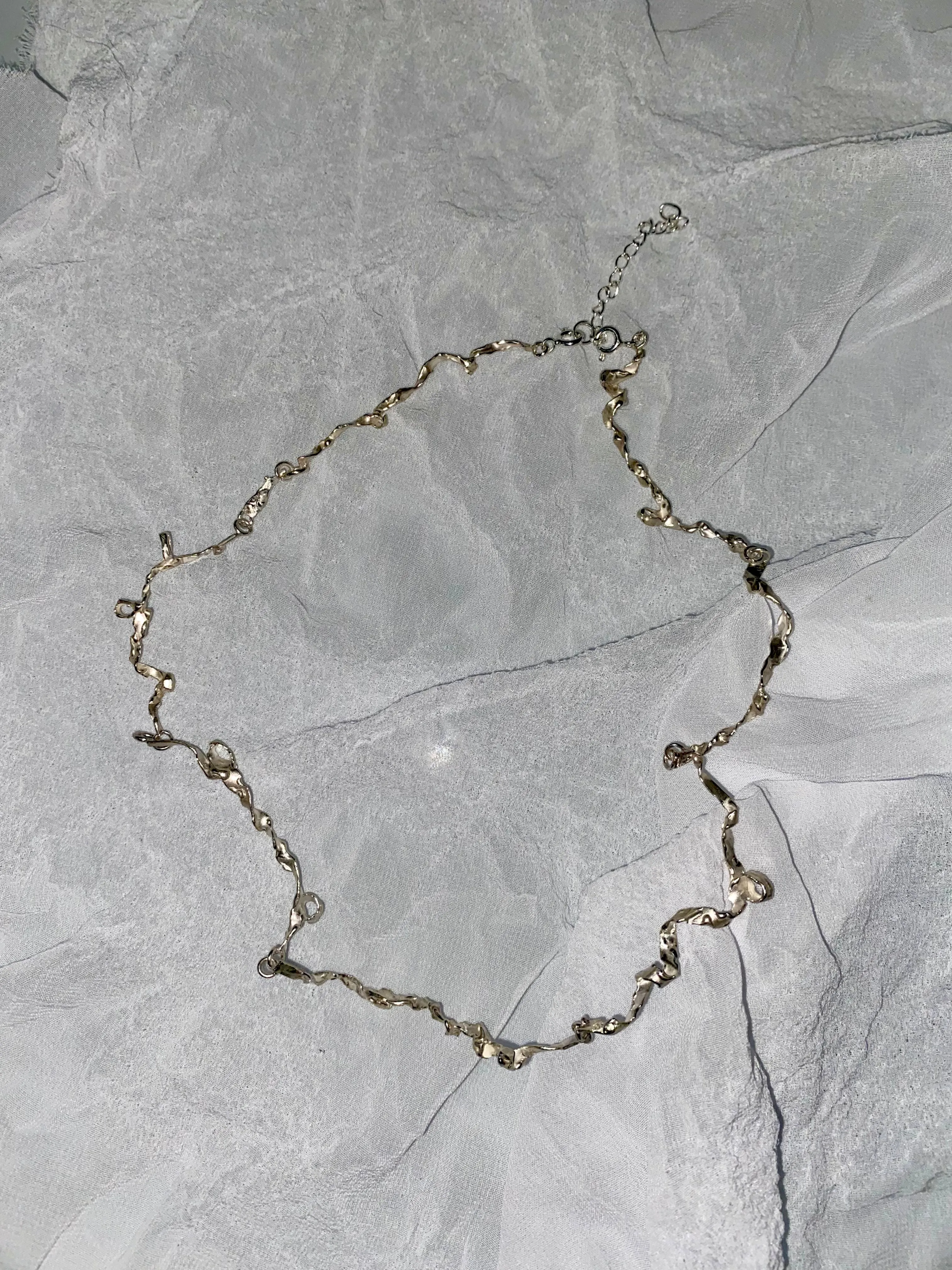 Burnt Ribbon Choker