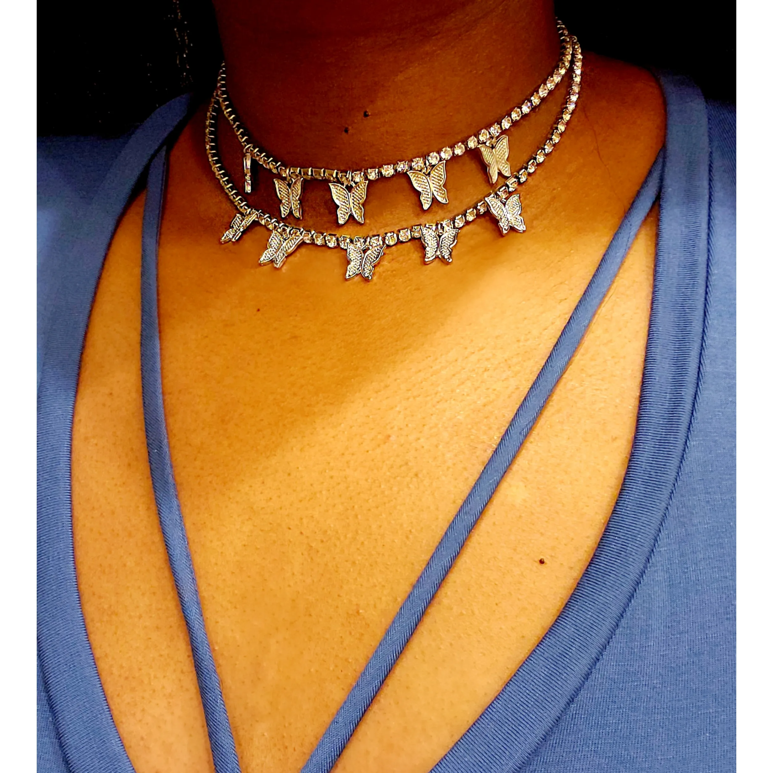 Butterfly Bling Choker (2 Options)