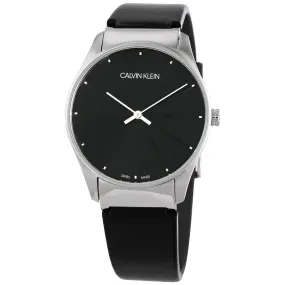 Calvin Klein Classic Quartz Black Dial Ladies Watch K4D211CY
