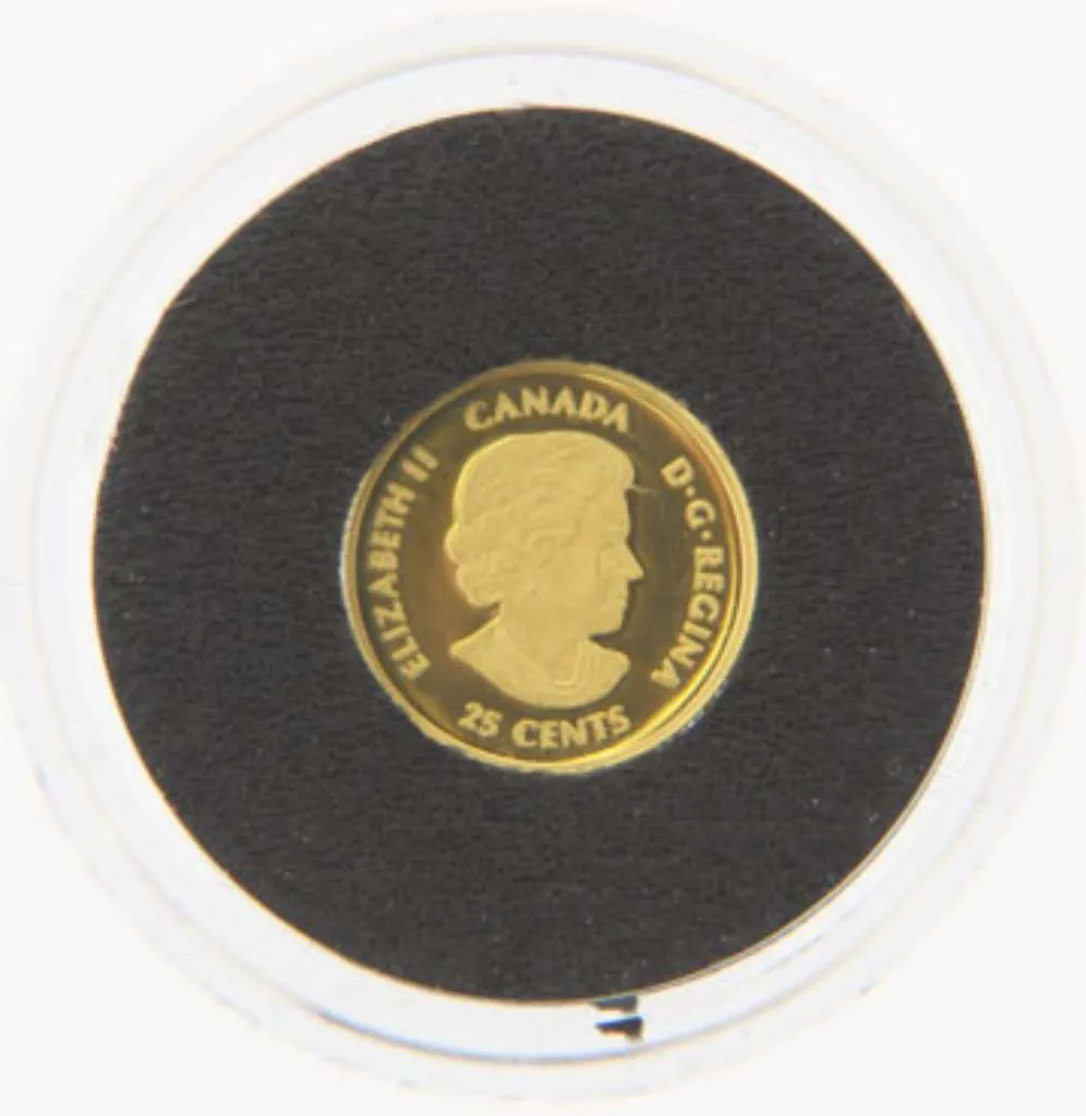Canada Gold 2015 25 Cents Divali Festival of Lights .016oz, .9999