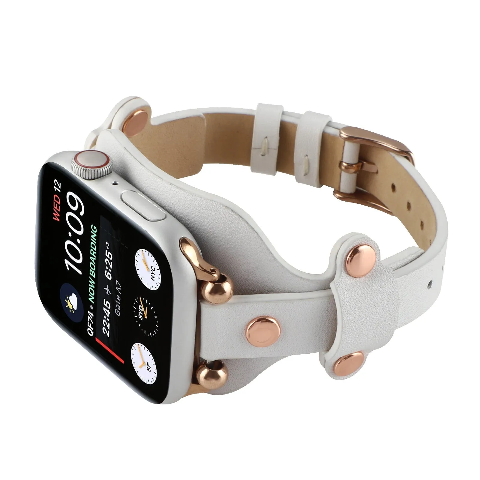Chic Cuff Couture Leather Bands For Apple Watch Multiple Colors Available