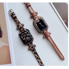 Chic Cuff Couture Leather Bands For Apple Watch Multiple Colors Available