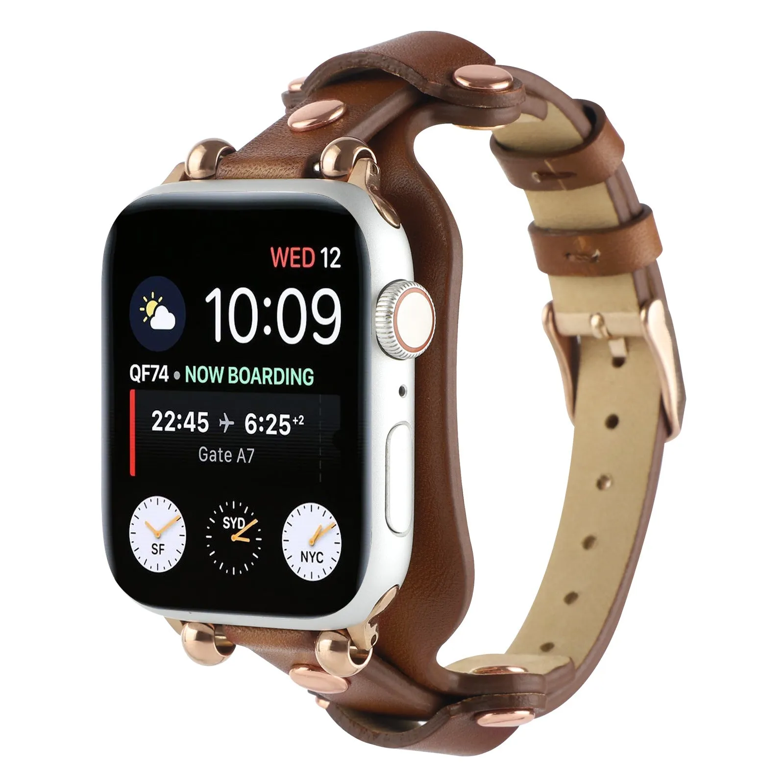 Chic Cuff Couture Leather Bands For Apple Watch Multiple Colors Available