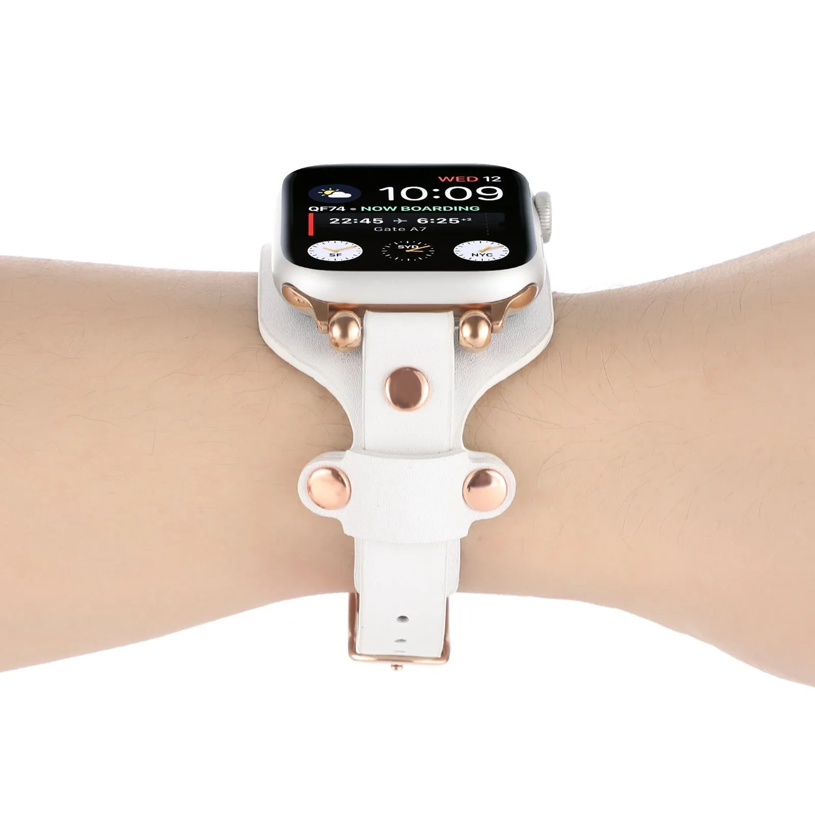 Chic Cuff Couture Leather Bands For Apple Watch Multiple Colors Available