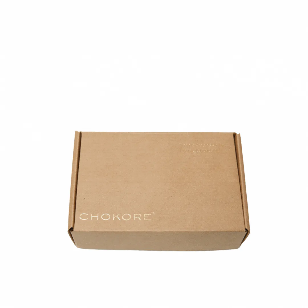 Chokore Vintage Round Metal Sunglasses (Gold & Brown)