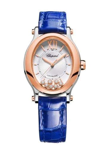 Chopard Happy Sport Oval Stainless Steel and Ethical Rose Gold & Diamonds Ladies Watch