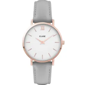  Minimalist Leather Strap Watch