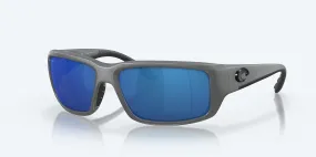 Costa Del Mar Fantail Sunglasses - Matte Gray/ Blue Mirror 580P