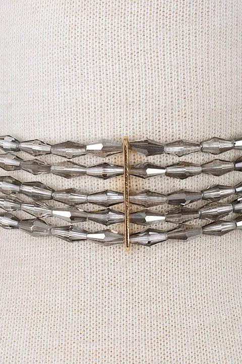 CRYSTAL CHOKER Layered Necklace