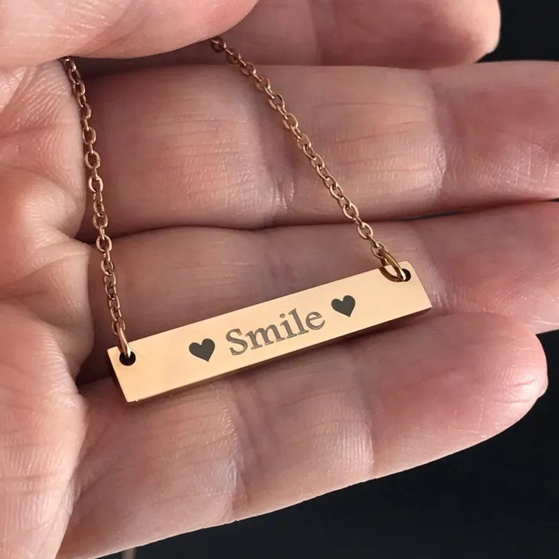 Custom Bar Necklace