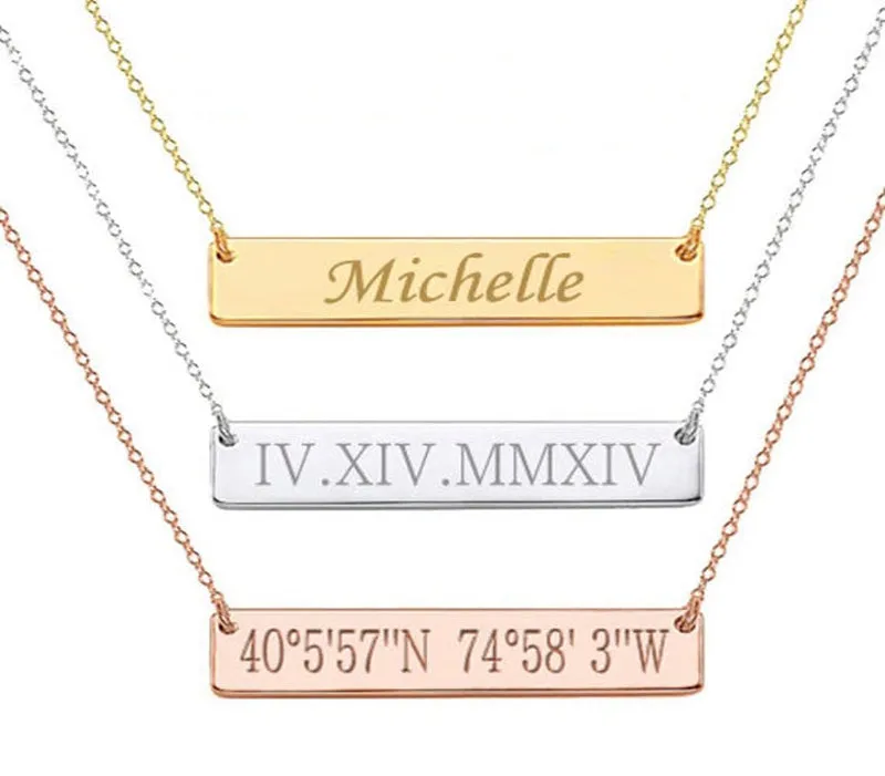 Custom Bar Necklace