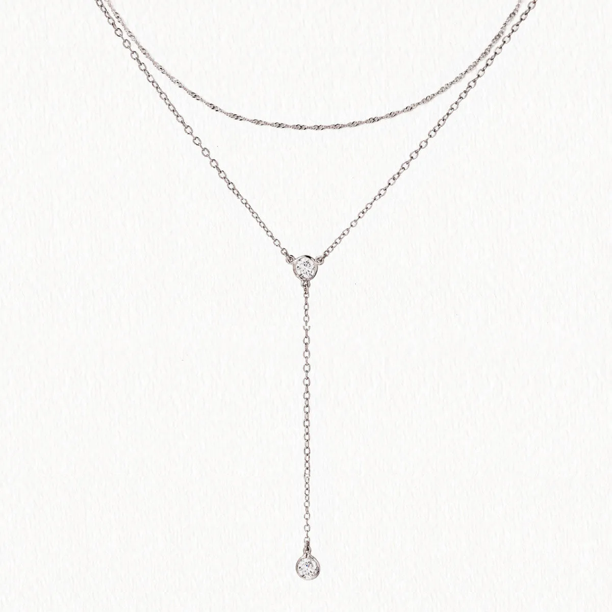Dakota Layered Lariat Necklace