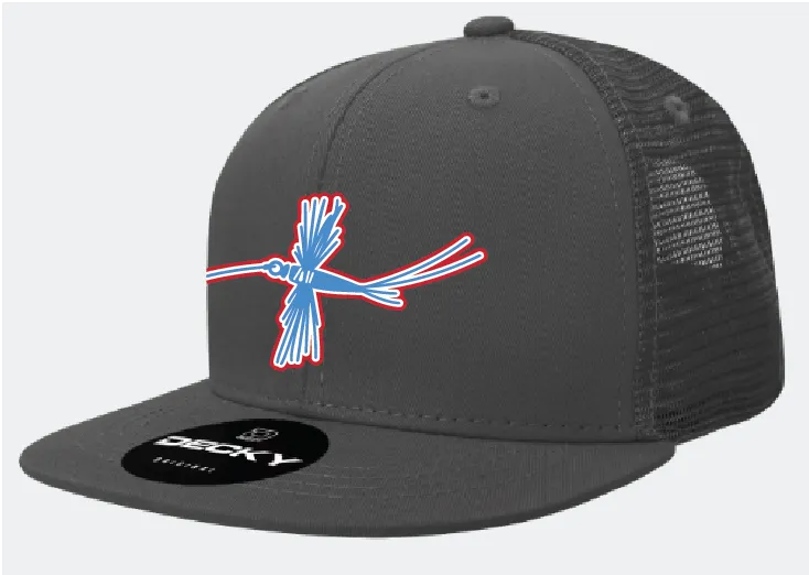 DECKY #1052 6 Panel High Profile Trucker Hat